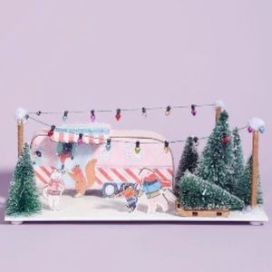 Anthropologie George & Viv Pink Camper Holiday Decor